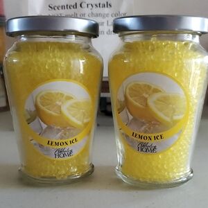Lemon Ice Scented Crystals for Warmer or sachet does not melt Home Interiors New
